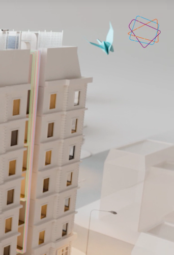 Daikin animatie-video die de residentiële, commerciële en industriële wereld van Daikin laat zien