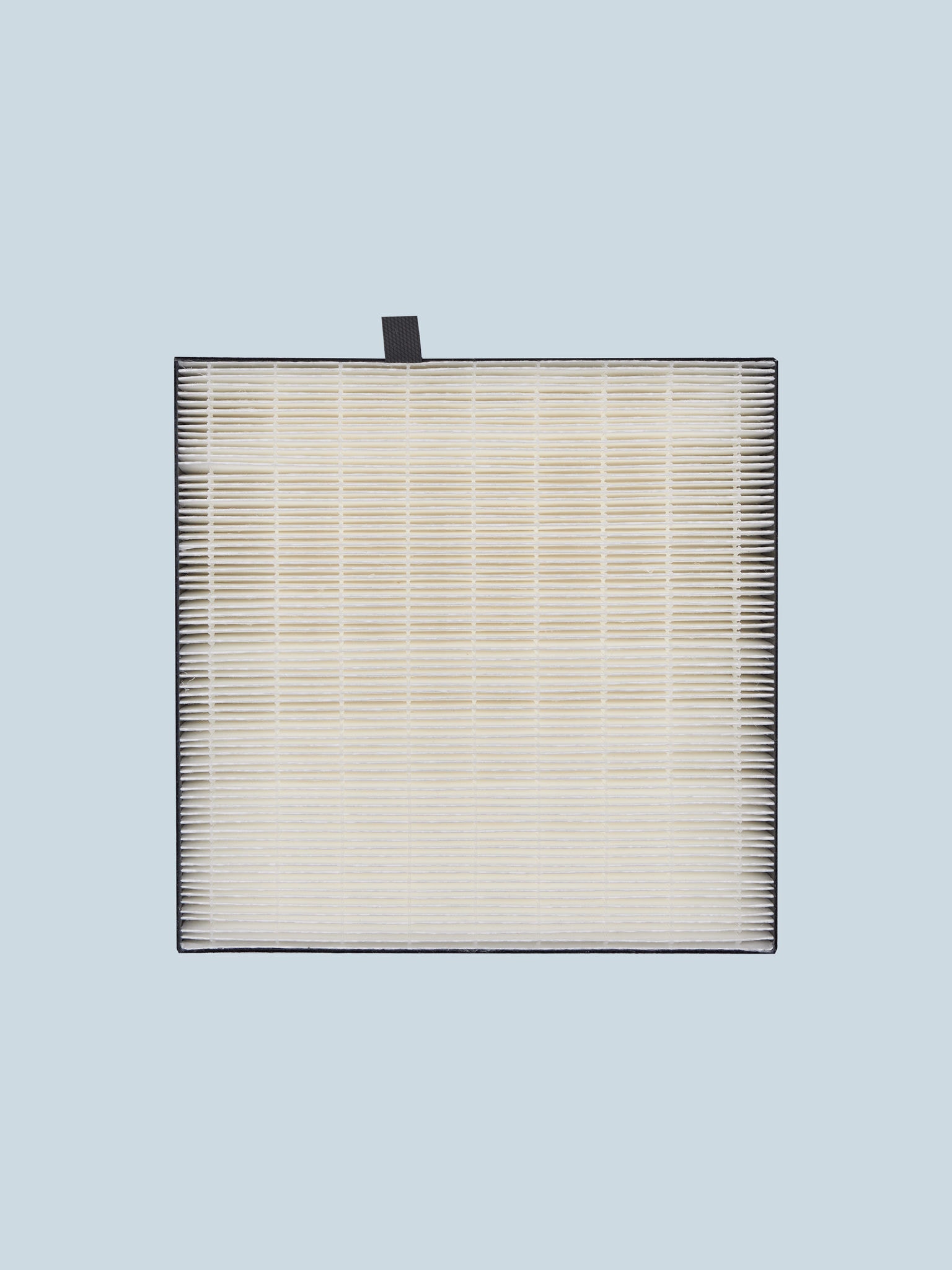 HEPA filter vangt stof en verontreinigingen af