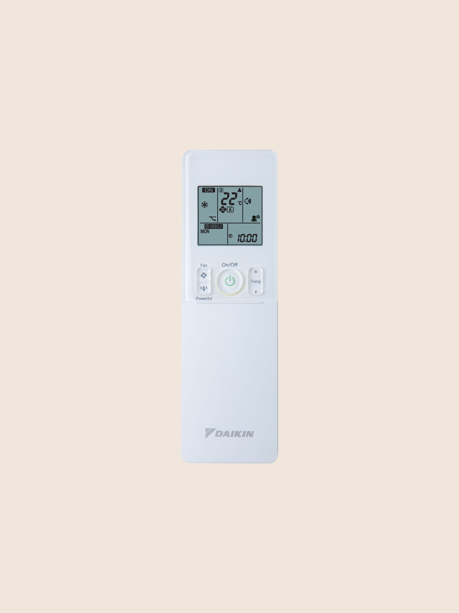 Productfoto: afstandsbediening van een Perfera wandmodel