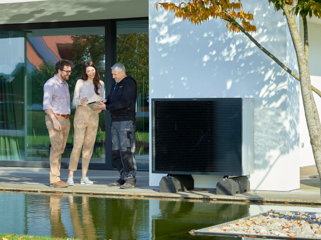 Daikin installateur met consument